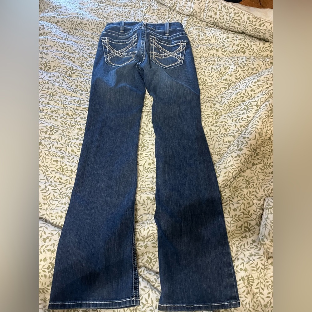 Ariat  R.E.A.L. Mid rise entwined bootcut jeans